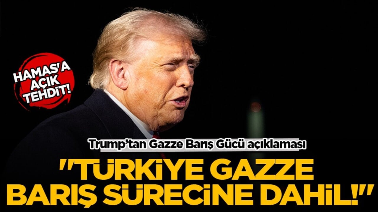 Trump’tan 'Gazze barışı' açıklaması: "Türkiye de sürece dahil, barış kalıcı olmalı"