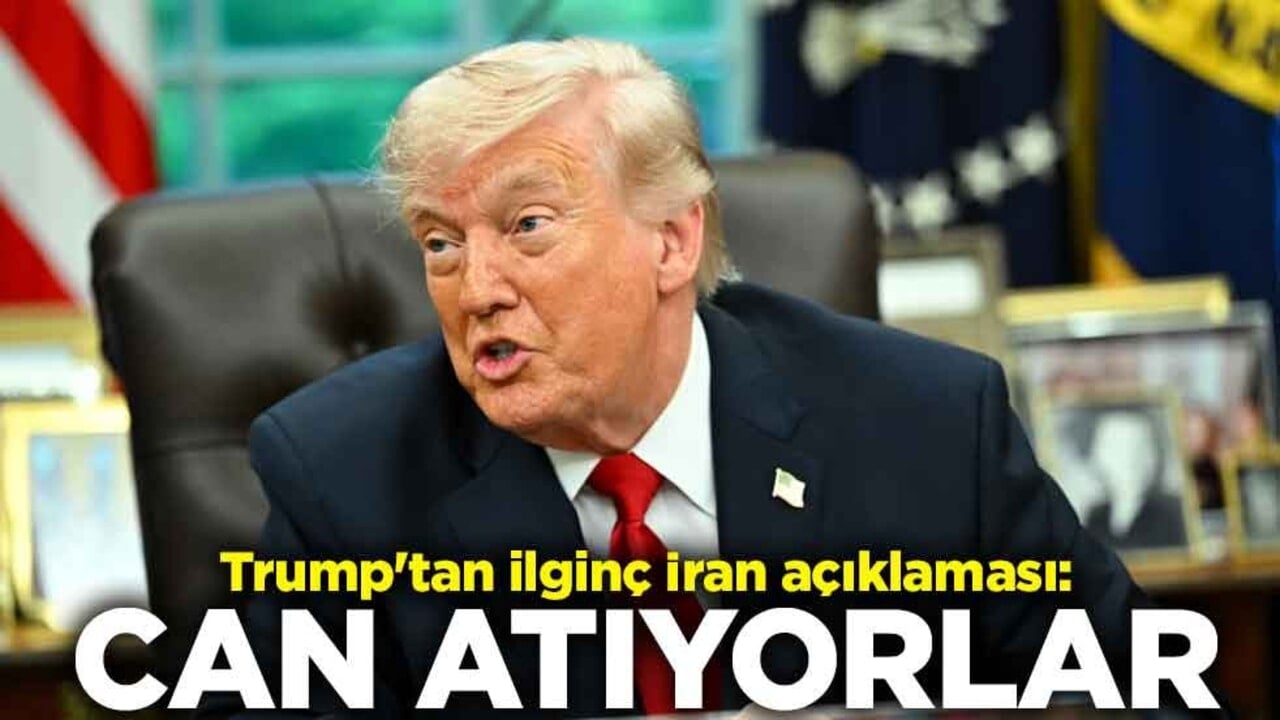 Trump'tan ilginç İran açıklaması: Can atıyorlar