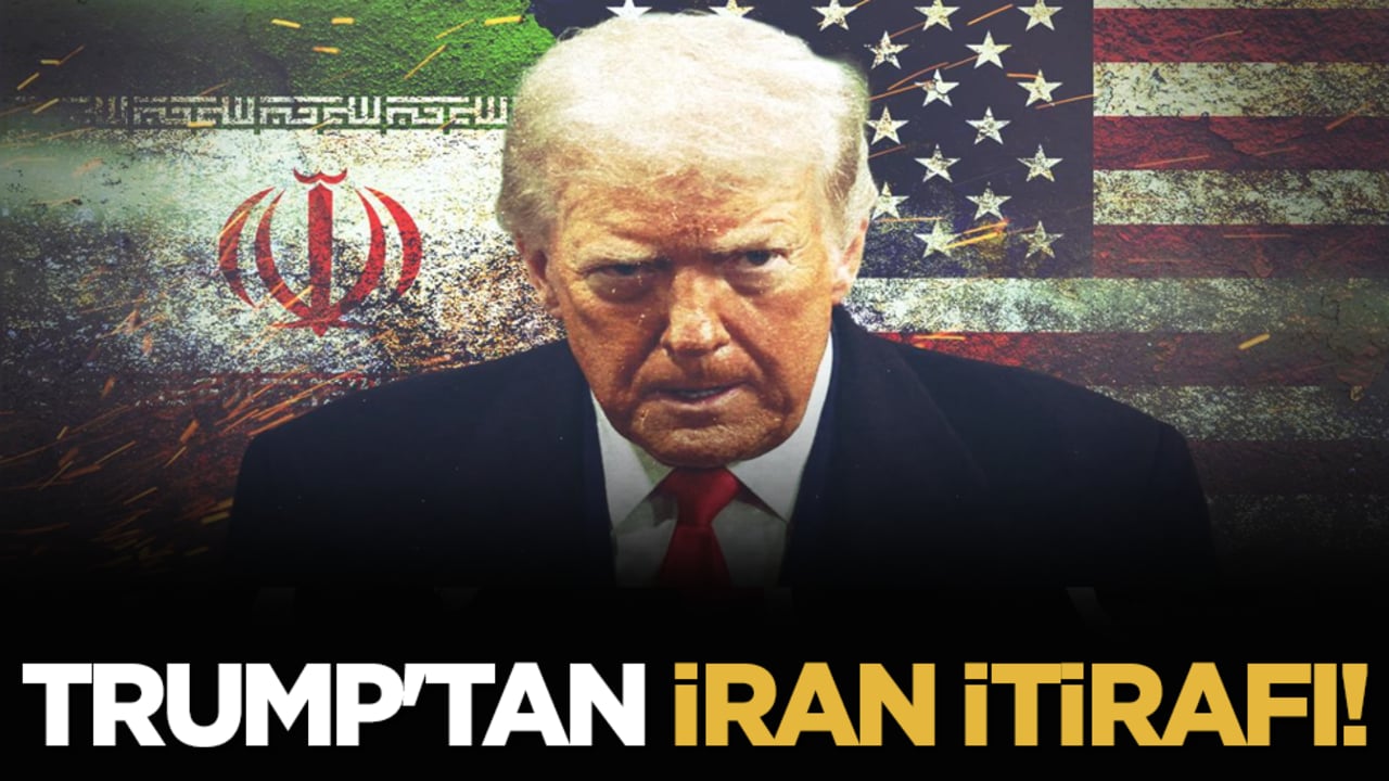 Trump'tan İran itirafı!