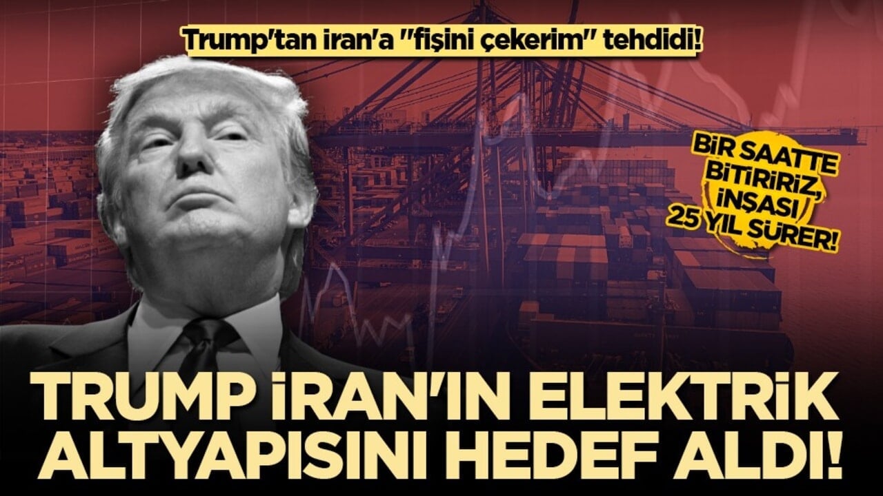 Trump'tan İran’a "karanlık" tehdidi: Bir saatte yok ederiz, 25 yıl sürer!