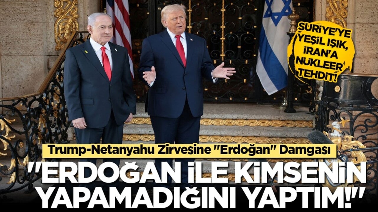 Trump'tan Netanyahu Zirvesinde "Erdoğan" Çıkışı: Kimsenin Yapamadığını Yaptım!
