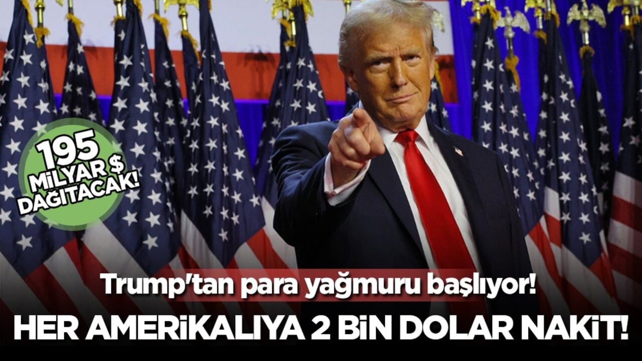 Trump'tan şok vaat: "Herkese 2.000 Dolar!"