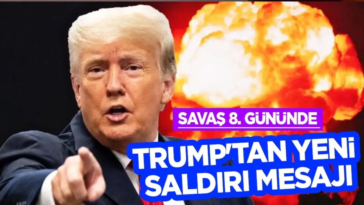 Trump'tan yeni saldırı mesajı: İran bugün çok ağır bir darbe alacak dedi ve fitili ateşledi...