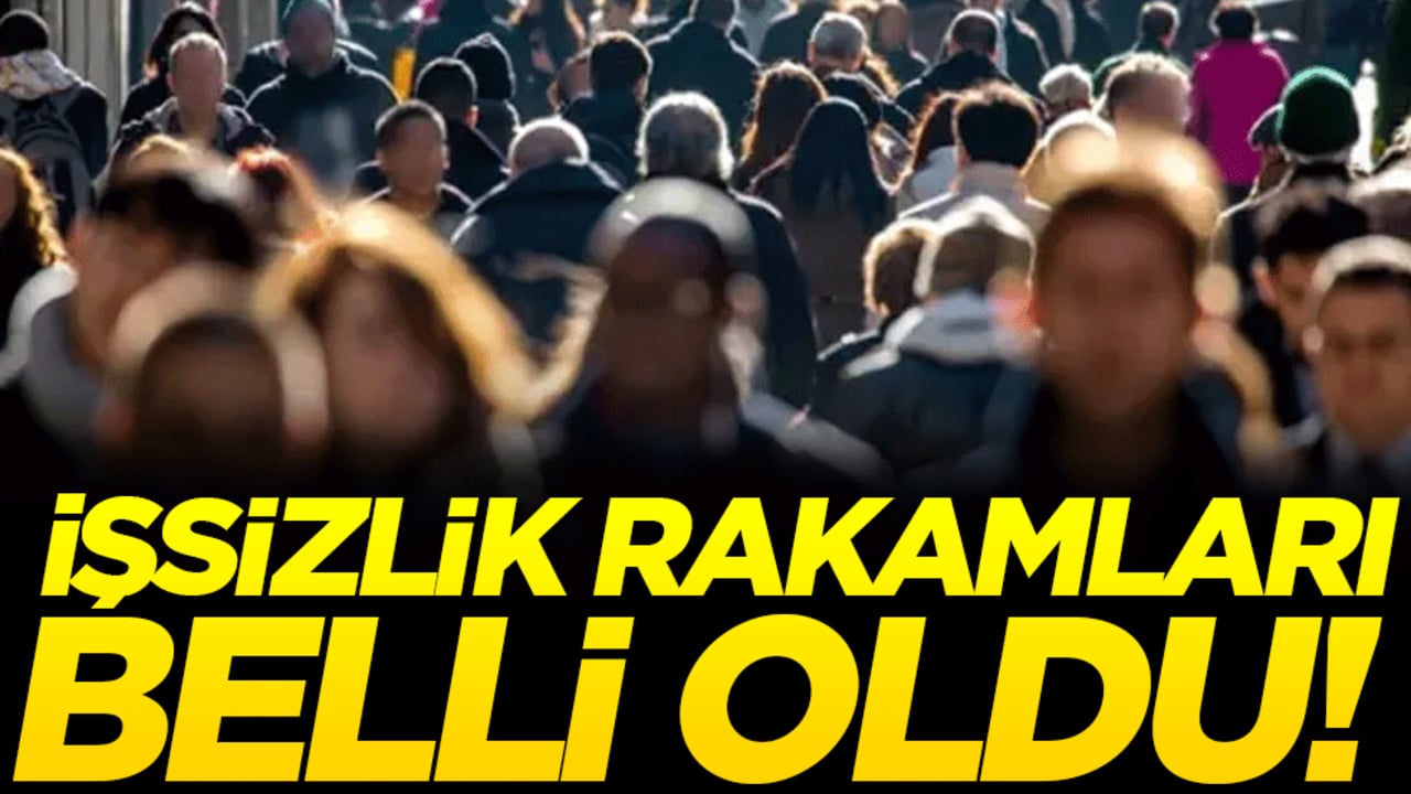 TÜİK açıkladı: İşsizlik rakamları belli oldu!