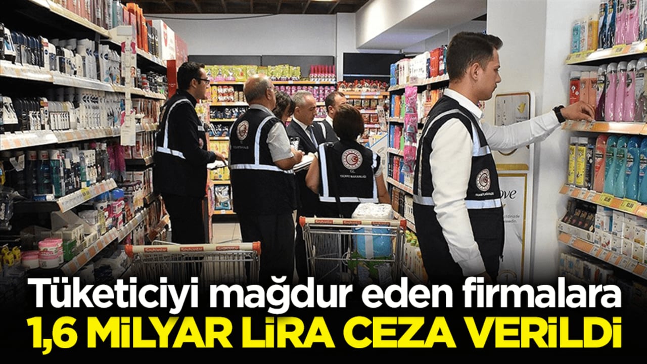 Tüketici haklarını ihlal eden firmalara 1,6 milyar lira ceza verildi