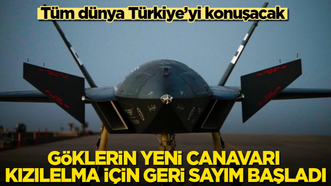 Tüm dünya Türkiye’yi konuşacak! Göklerin yeni canavarı Bayraktar KIZILELMA için geri sayım başladı