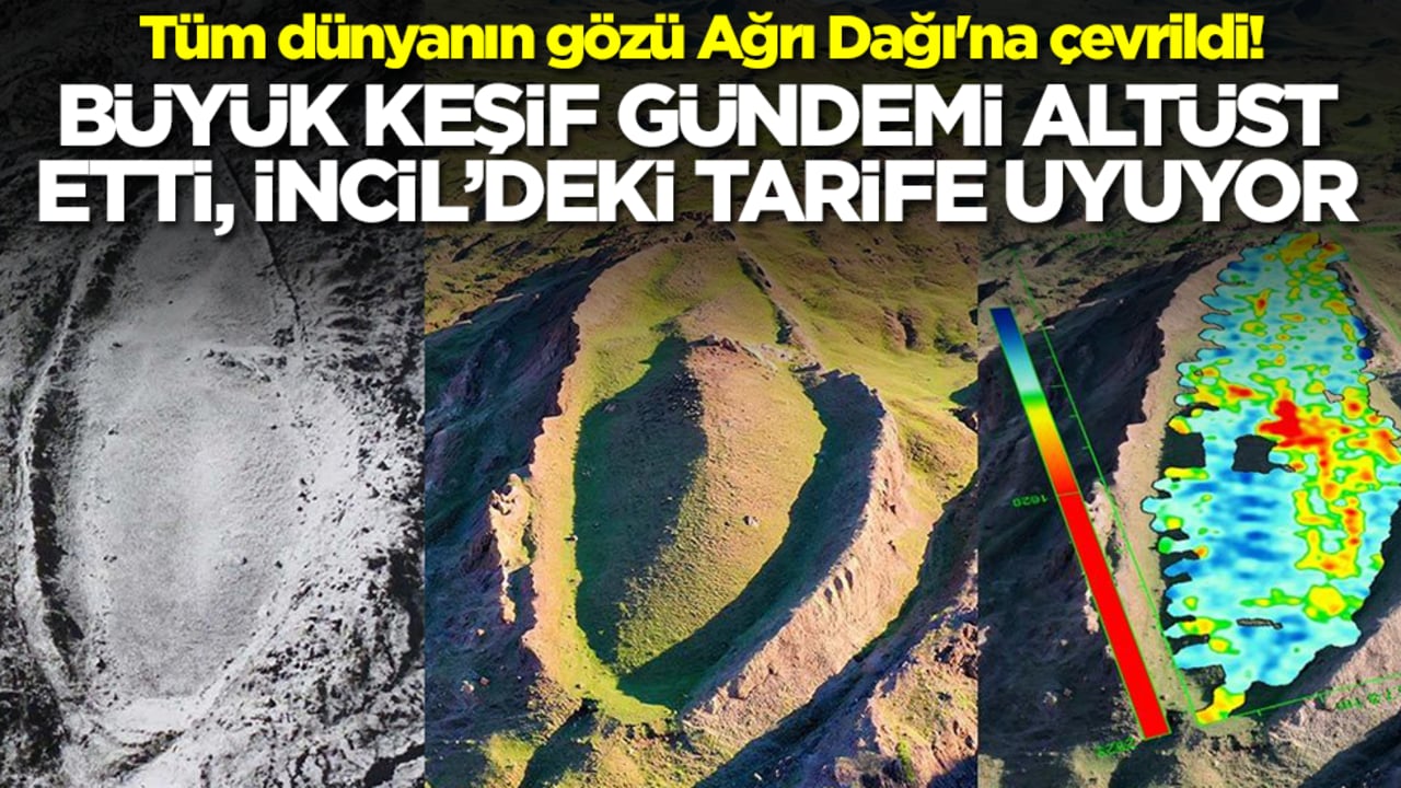 Tüm dünyanın gözü Ağrı Dağı'na çevrildi! Büyük keşif gündemi altüst etti, İncil'deki tarife uyuyor