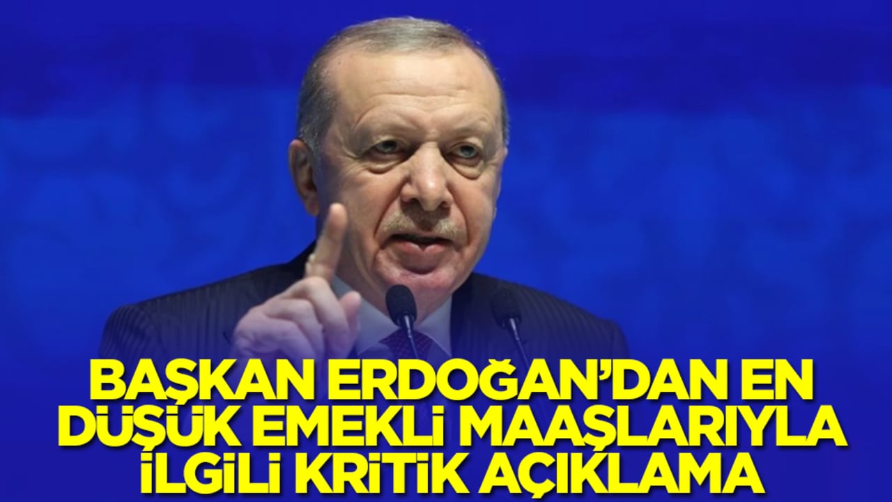 Tüm Türkiye merakla bekliyordu! Başkan Erdoğan'dan en düşük emekli maaşı açıklaması geldi