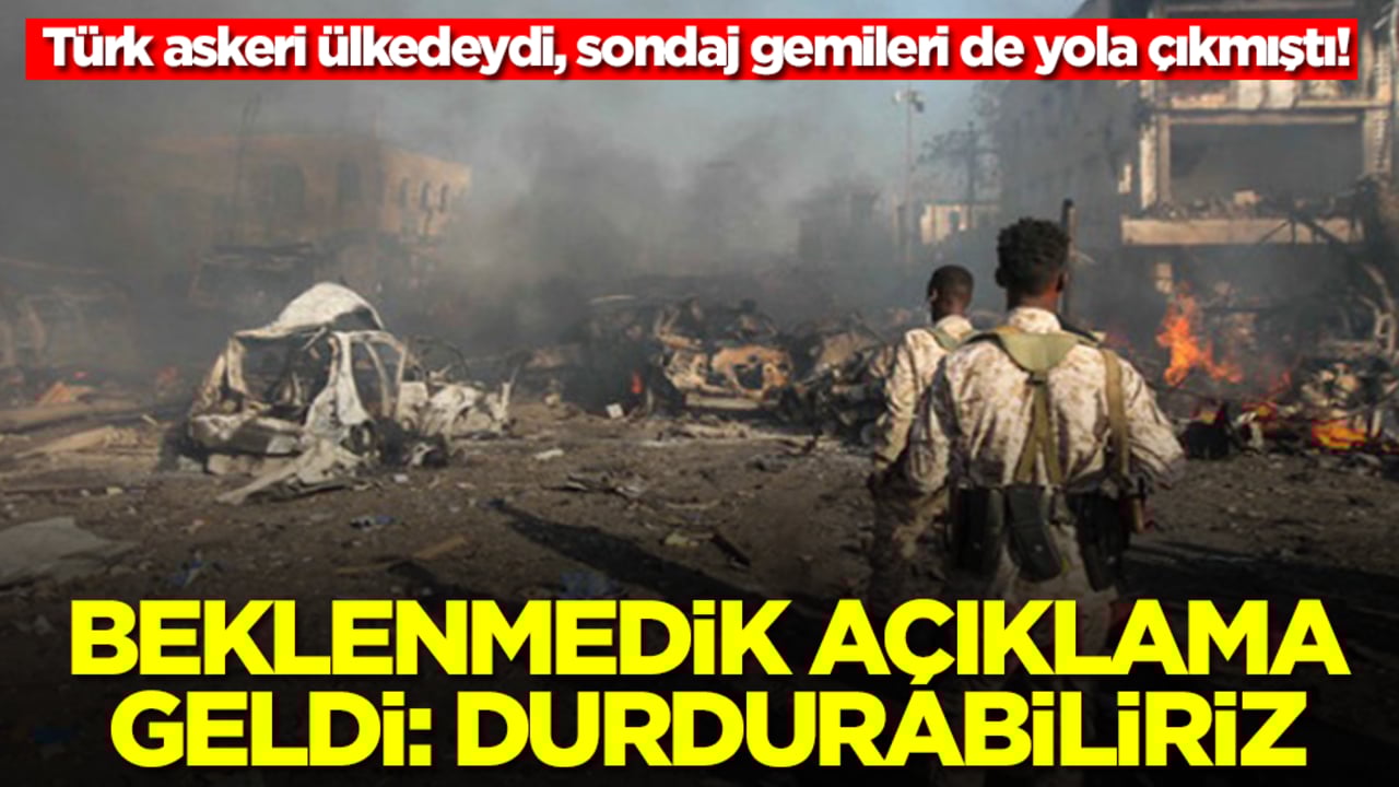Türk askeri ülkedeydi, sondaj gemileri de yola çıkmıştı! Beklenmedik açıklama geldi: Durdurabiliriz