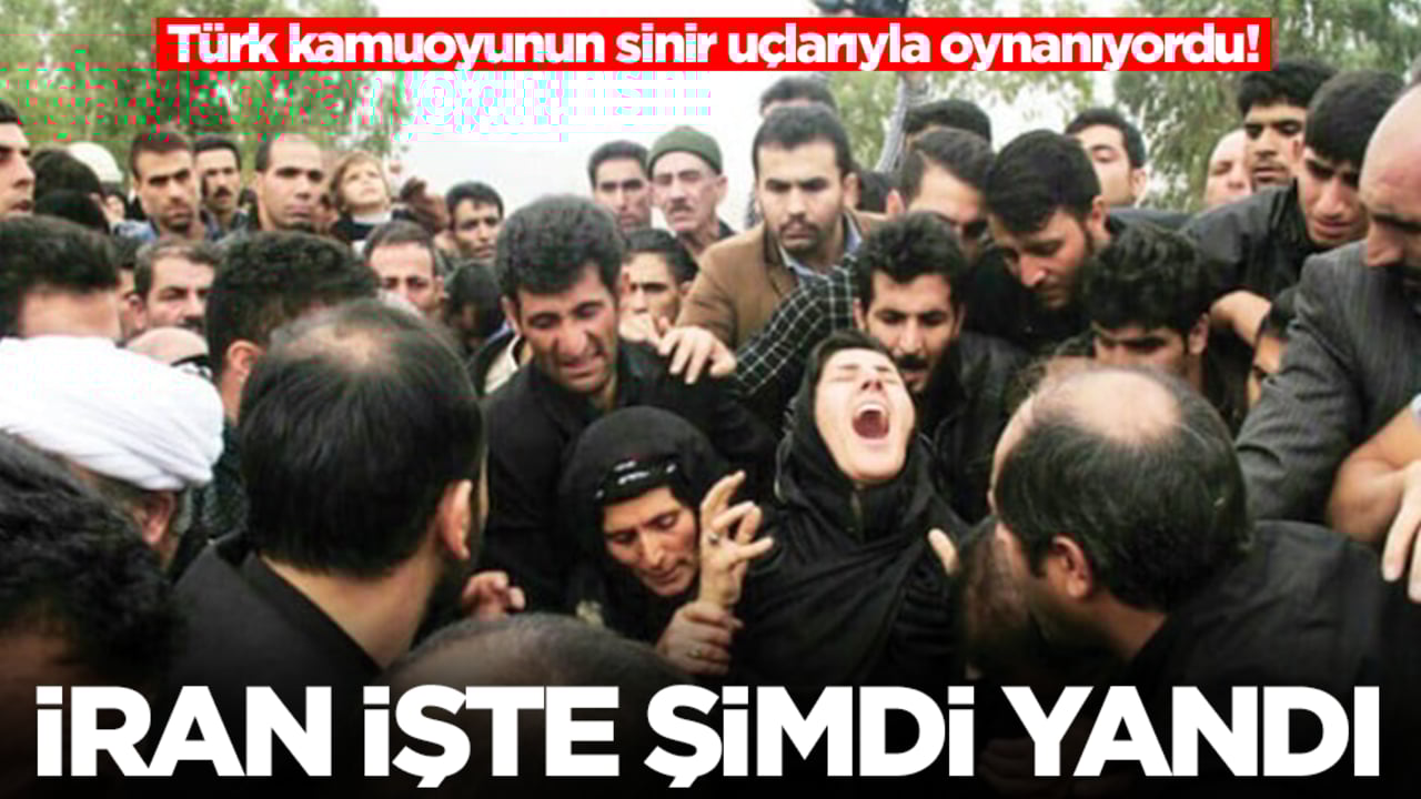 Türk kamuoyunun sinir uçlarıyla oynanıyordu! İran işte şimdi yandı