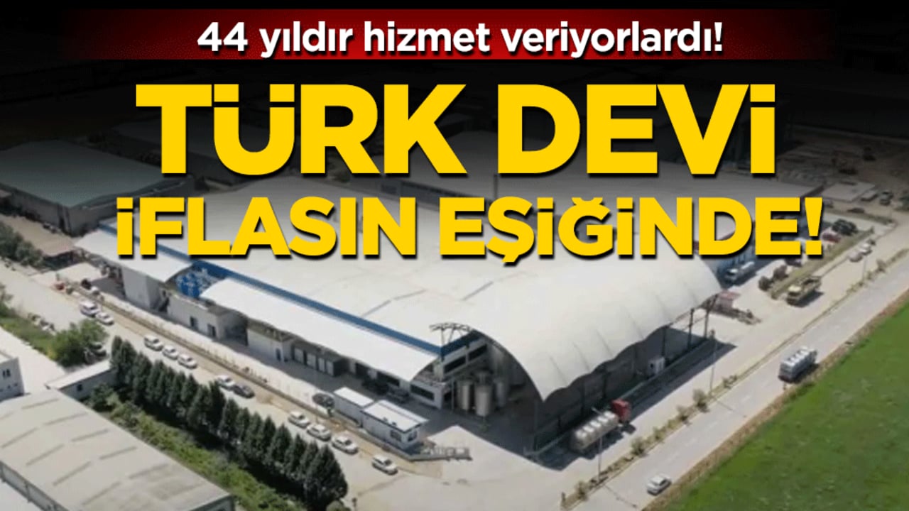 Türk süt devi iflasın eşiğinde! 44 yıldır hizmet veriyorlardı!