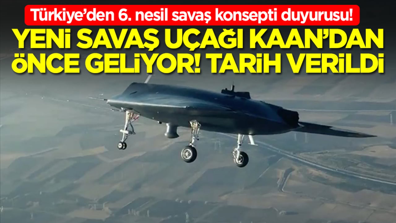 Türkiye 6. nesil savaş konsepti duyurusu! Yeni savaş uçağı MMU Kaan'dan önce geliyor, tarih verildi