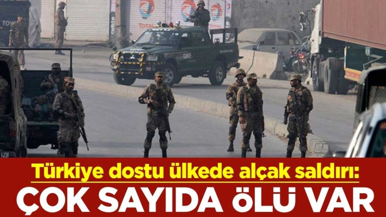 Türkiye dostu Pakistan'da alçak saldırı: Çok sayıda ölü var