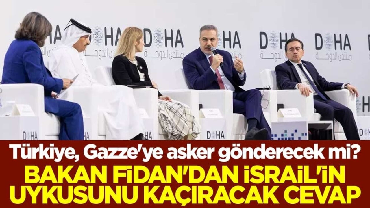 Türkiye, Gazze'ye asker gönderecek mi? Bakan Fidan'dan İsrail'in uykusunu kaçıracak cevap