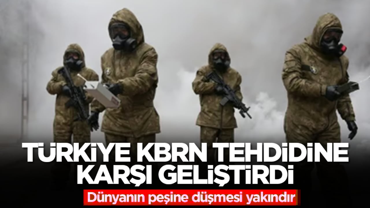 Türkiye KBRN tehdidine karşı geliştirdi! Dünyanın peşine düşmesi yakındır