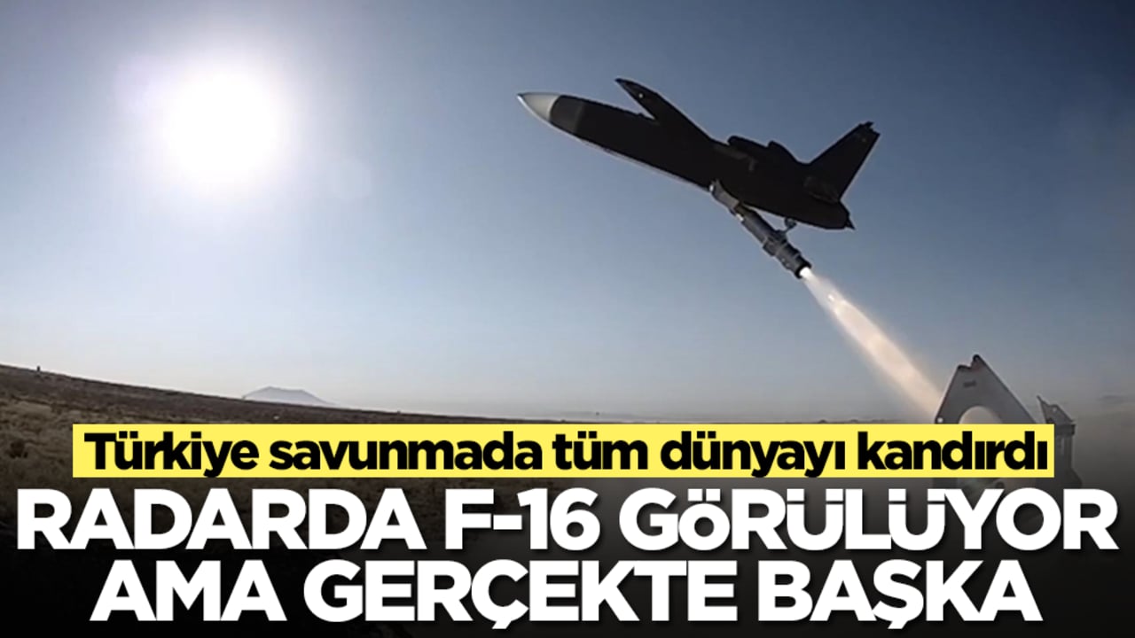 Türkiye savunmada tüm dünyayı kandırdı: Radarda F-16 görülüyor ama gerçekte başka