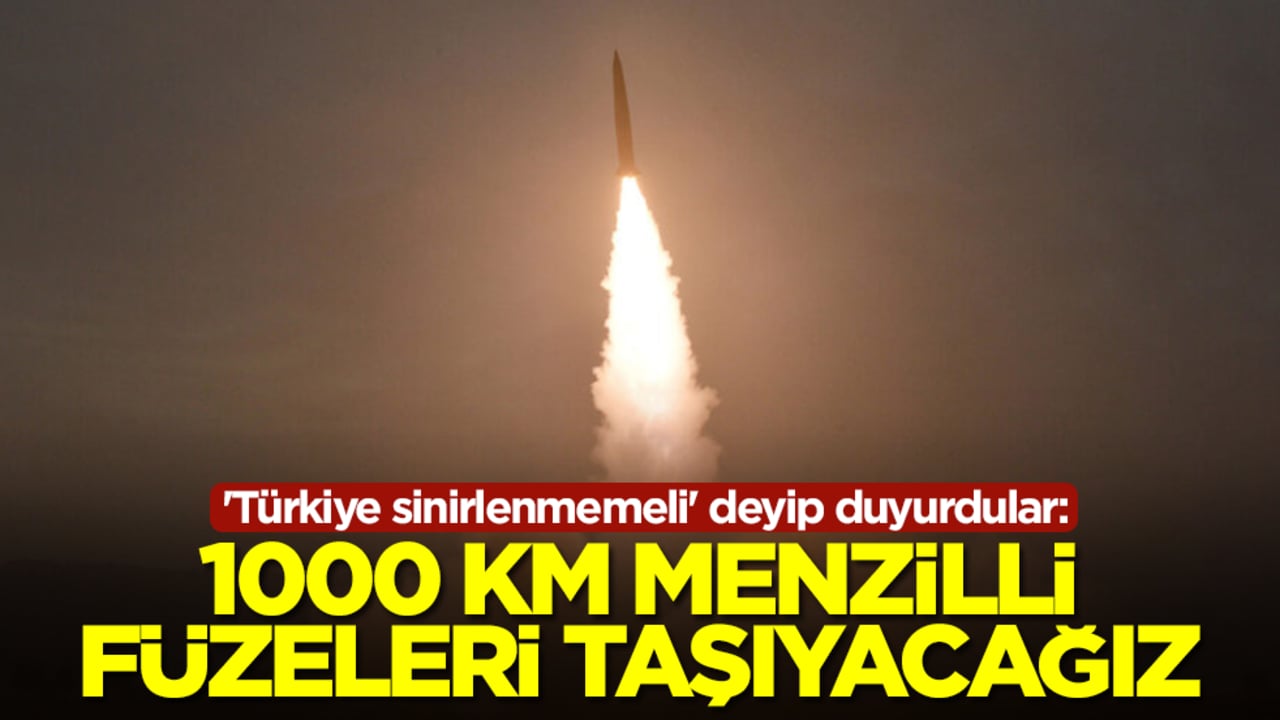 'Türkiye sinirlenmemeli' deyip duyurdular: 1000 km menzilli füzeleri taşıyacağız