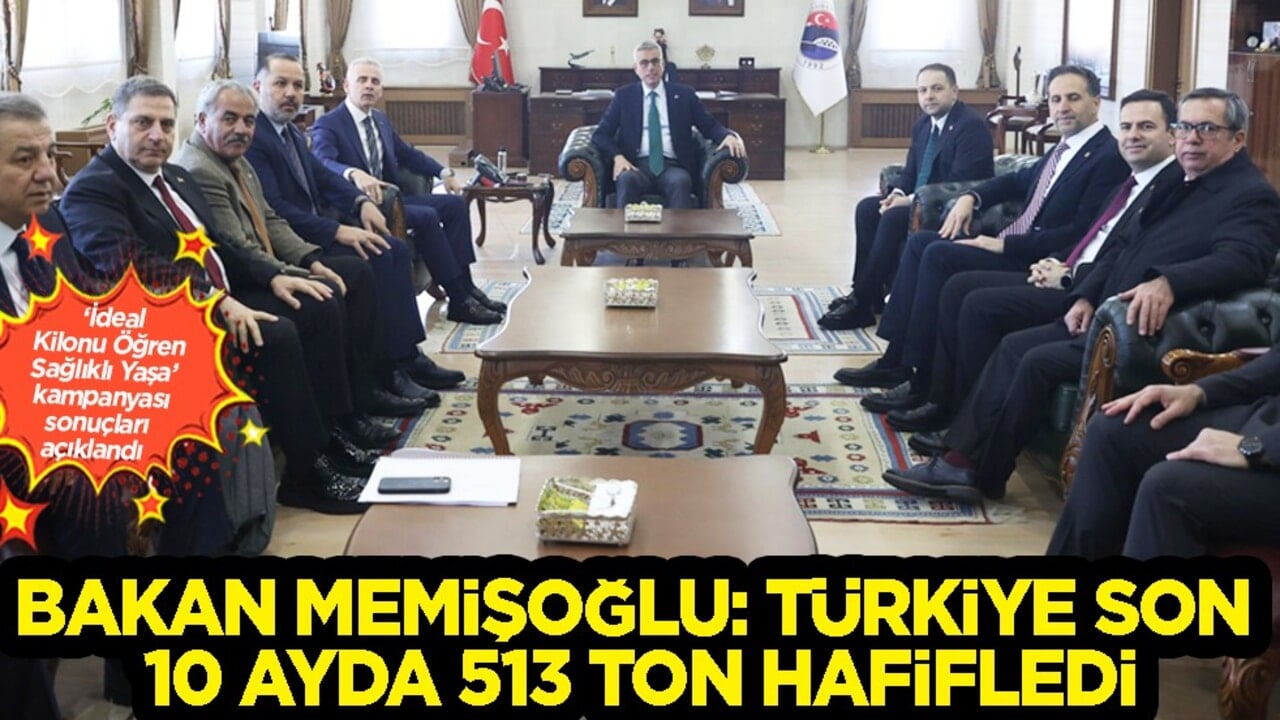 Türkiye son 10 ayda 513 ton hafifledi: Sağlık Bakanı Memişoğlu 10 milyon kişinin kilosunu ölçtüklerini açıkladı