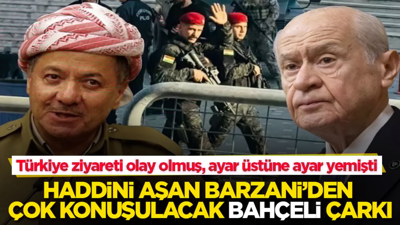 Türkiye ziyareti olay olmuş, ayar üstüne ayar yemişti! Haddini aşan Barzani’den çok konuşulacak "Bahçeli" çarkı