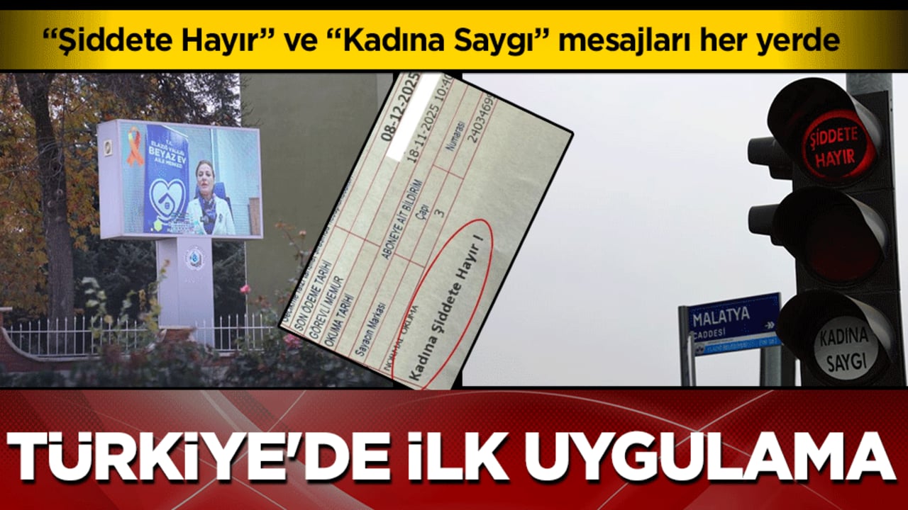 Türkiye’de bir ilk! Şehrin ışıkları bu kez kadınlar için yandı! Trafik durdu, 