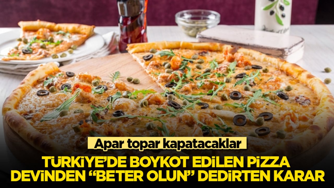 Türkiye’de boykot edilen pizza devinden "Beter olun" dedirten karar: Apar topar kapatacaklar