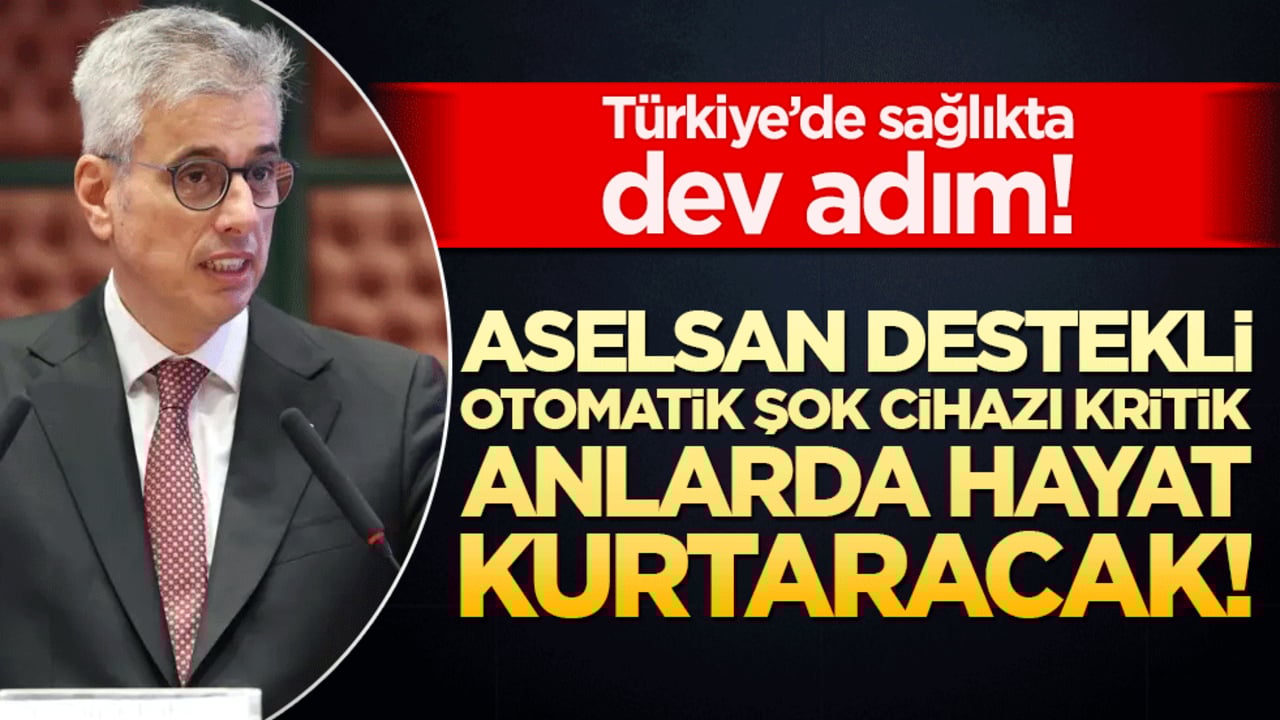 Türkiye’de sağlıkta dev adım! ASELSAN destekli otomatik şok cihazı kritik anlarda hayat kurtaracak!