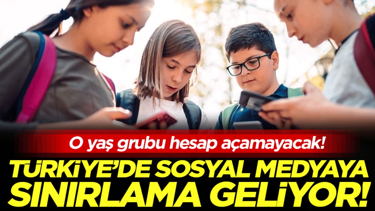 Türkiye'de sosyal medyaya sınırlama geliyor: O yaş gurubu hesap açamayacak!