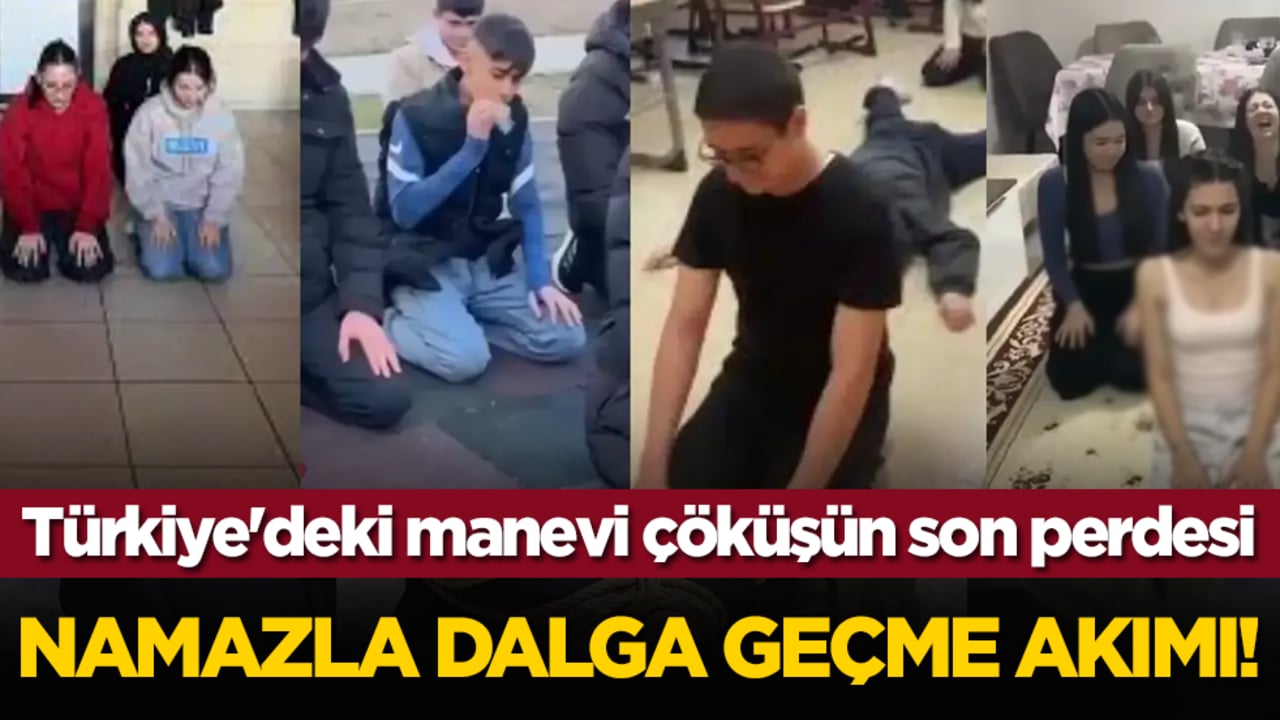 Türkiye'deki manevi çöküşün son perdesi: Namazla dalga geçme akımı!