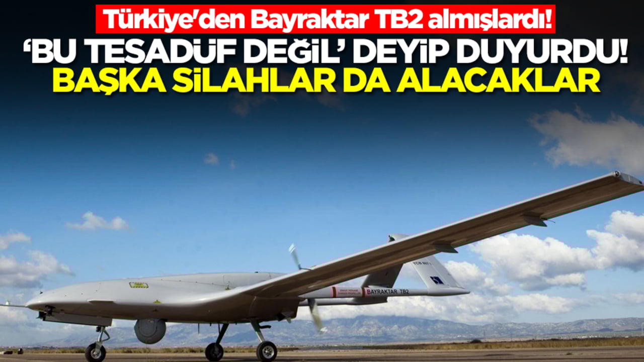 Türkiye'den Bayraktar TB2 almışlardı! 'Bu tesadüf değil' deyip duyurdu: Başka silahlar da alacaklar