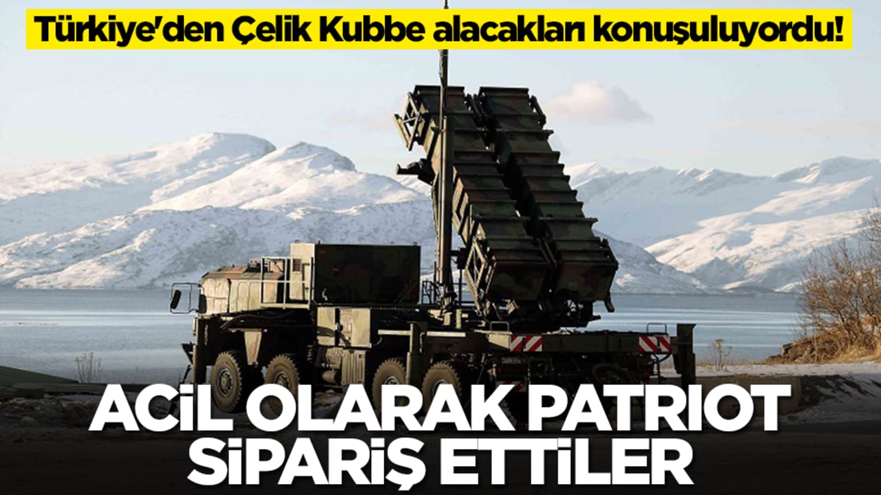 Türkiye'den Çelik Kubbe alacakları konuşuluyordu! Acil olarak Patriot sipariş ettiler