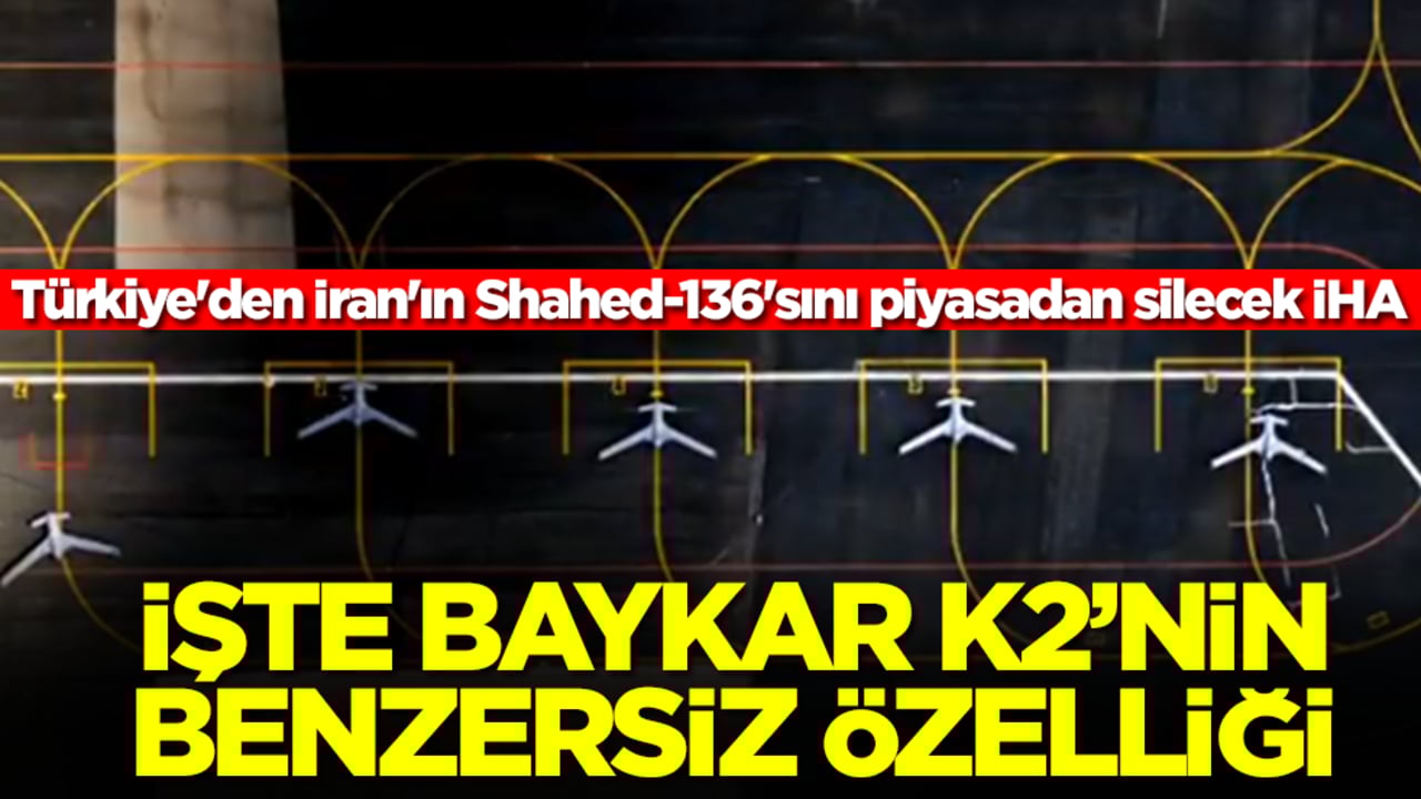 Türkiye'den İran'ın Shahed-136'sını piyasadan silecek İHA: İşte BAYKAR K2'nin benzersiz özelliği