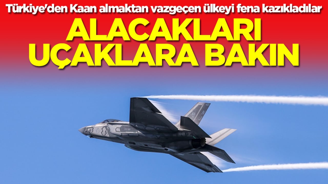 Türkiye'den Kaan almaktan vazgeçen ülkeyi fena kazıkladılar: Alacakları uçaklara bakın
