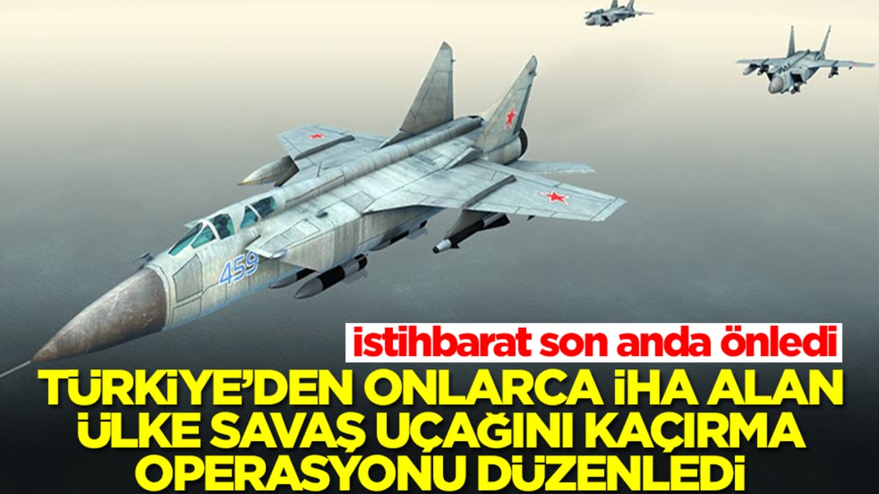 Türkiye'den onlarca İHA alan ülke savaş uçağını kaçırma girişiminde bulundu: İstihbarat son anda önledi