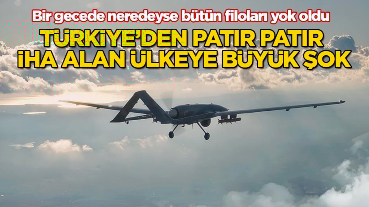 Türkiye’den patır patır İHA alan ülkeye büyük şok! Bir gecede neredeyse bütün filoları yok oldu