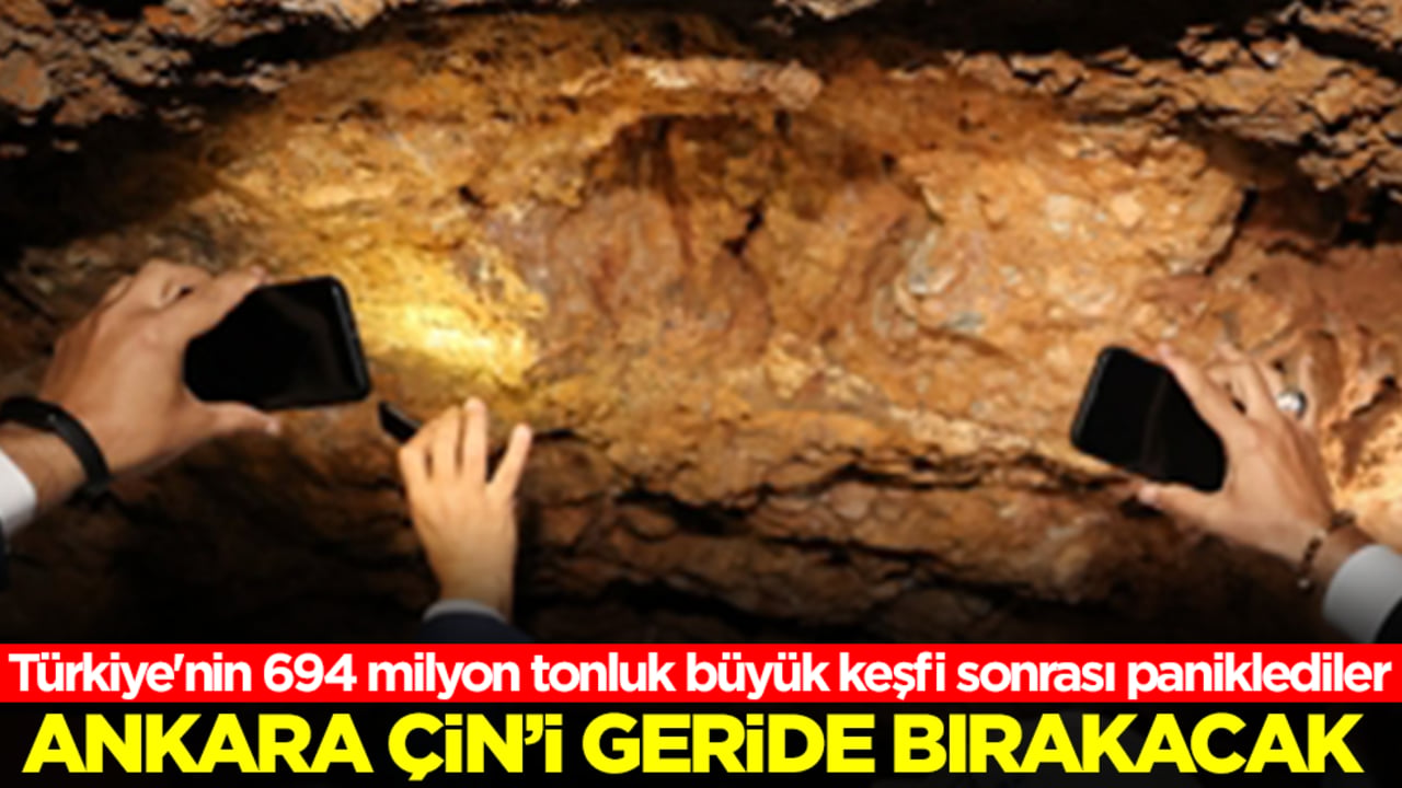 Türkiye'nin 694 milyon tonluk büyük keşfi sonrası paniklediler: Ankara Çin'i geride bırakacak
