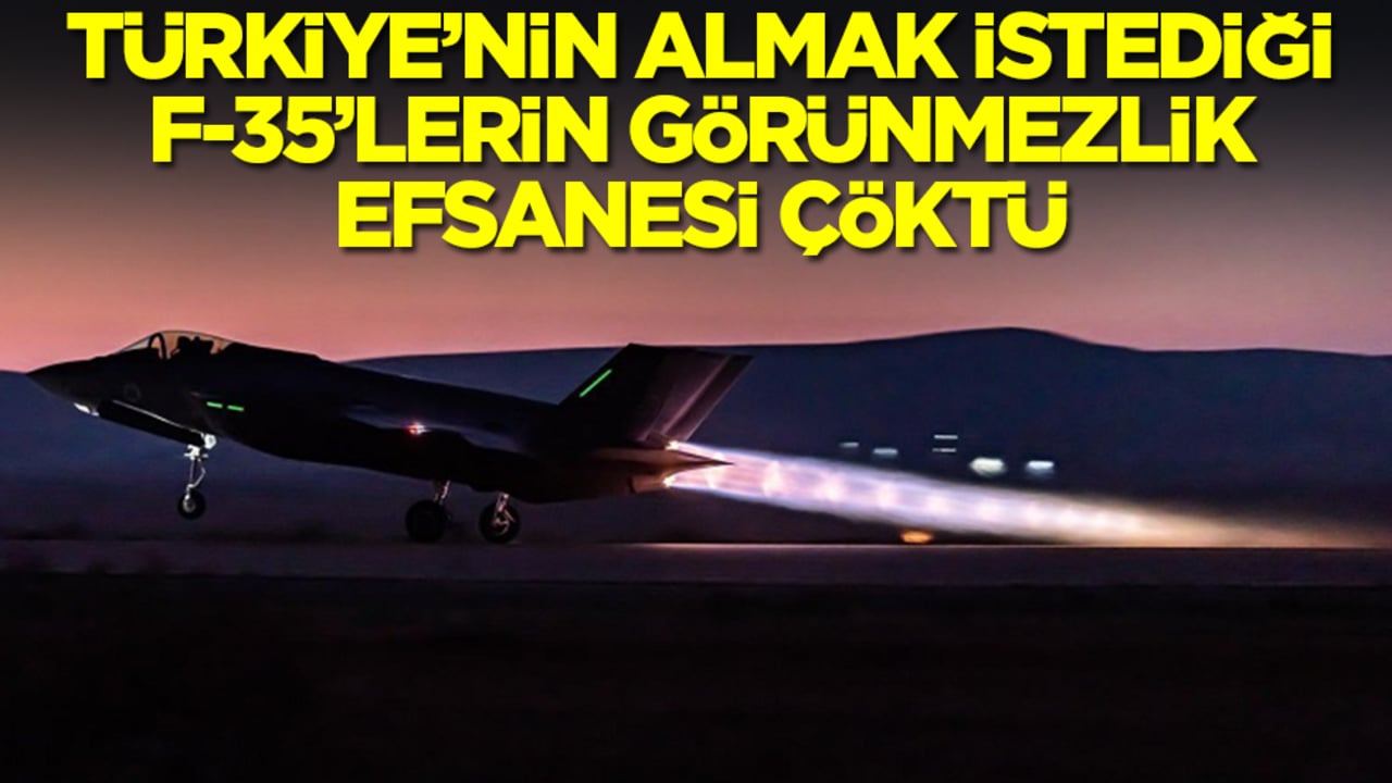 Türkiye'nin almak istediği F-35 savaş uçaklarının görünmezlik efsanesi çöktü