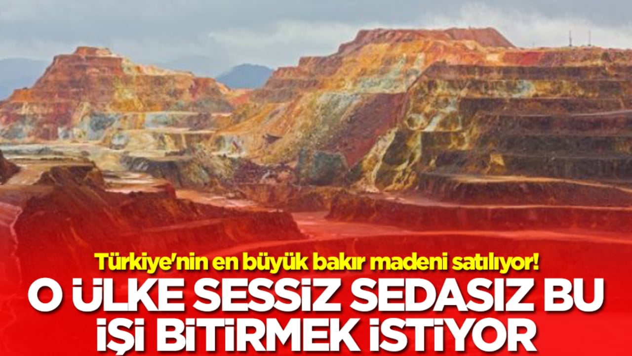 Türkiye'nin en büyük madeni satılıyor! O ülke sessiz sedasız bu işi bitirmek istiyor