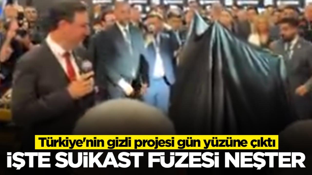 Türkiye'nin gizli projesi gün yüzüne çıktı: İşte suikast füzesi Neşter