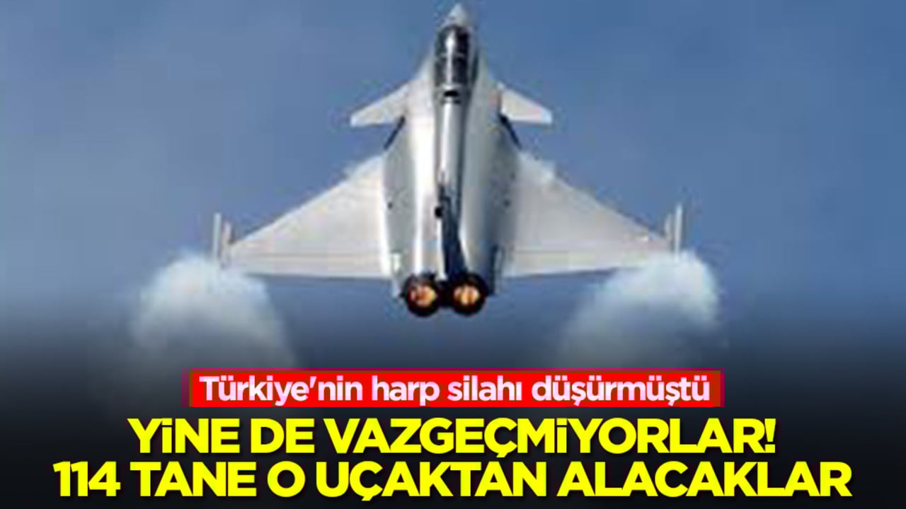 Türkiye'nin harp silahı düşürmüştü: Yine de vazgeçmiyorlar, 114 tane o uçaktan alacaklar