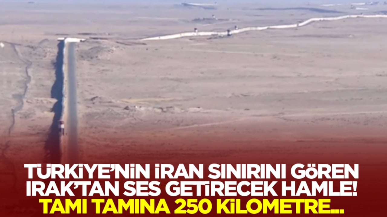 Türkiye'nin İran sınırını gören Irak'tan ses getirecek hamle! Tamı tamına 250 kilometre