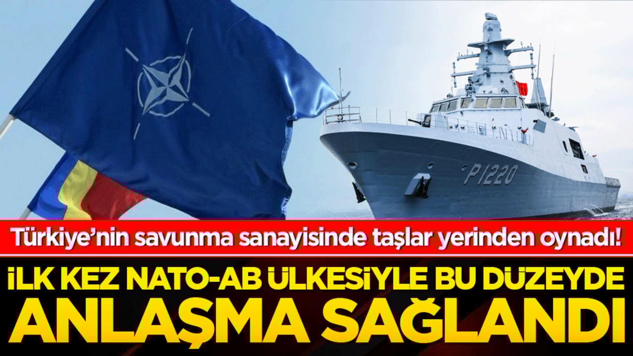 Türkiye’nin savunma sanayisinde taşlar yerinden oynadı! İlk kez NATO-AB ülkesiyle bu düzeyde anlaşma!