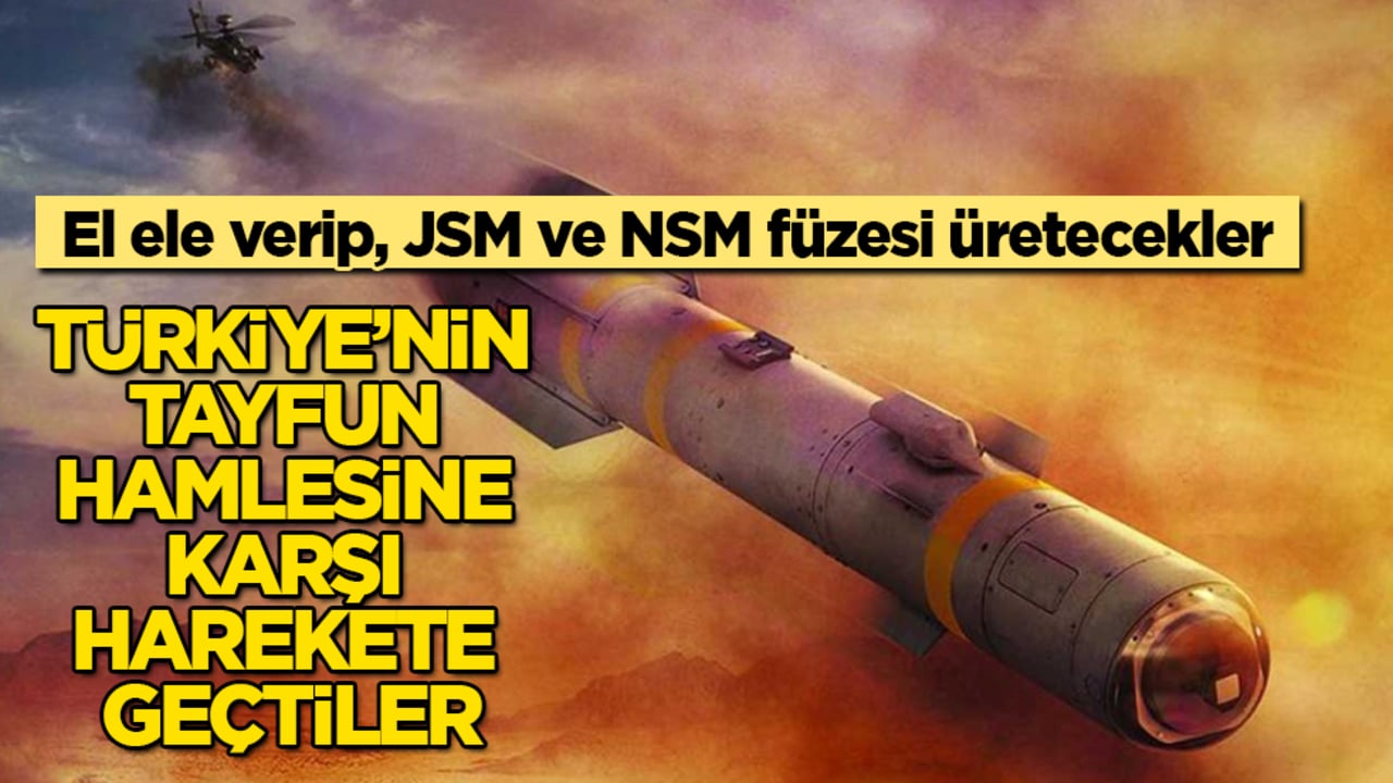 Türkiye’nin TAYFUN hamlesine karşı harekete geçtiler! El ele verip, JSM ve NSM füzesi üretecekler