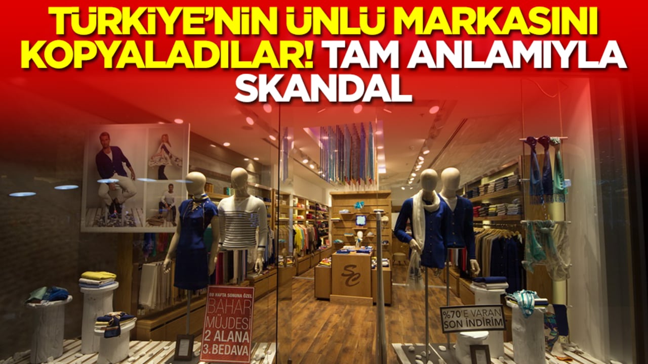 Türkiye'nin ünlü markasını kopyaladılar! Tam anlamıyla skandal