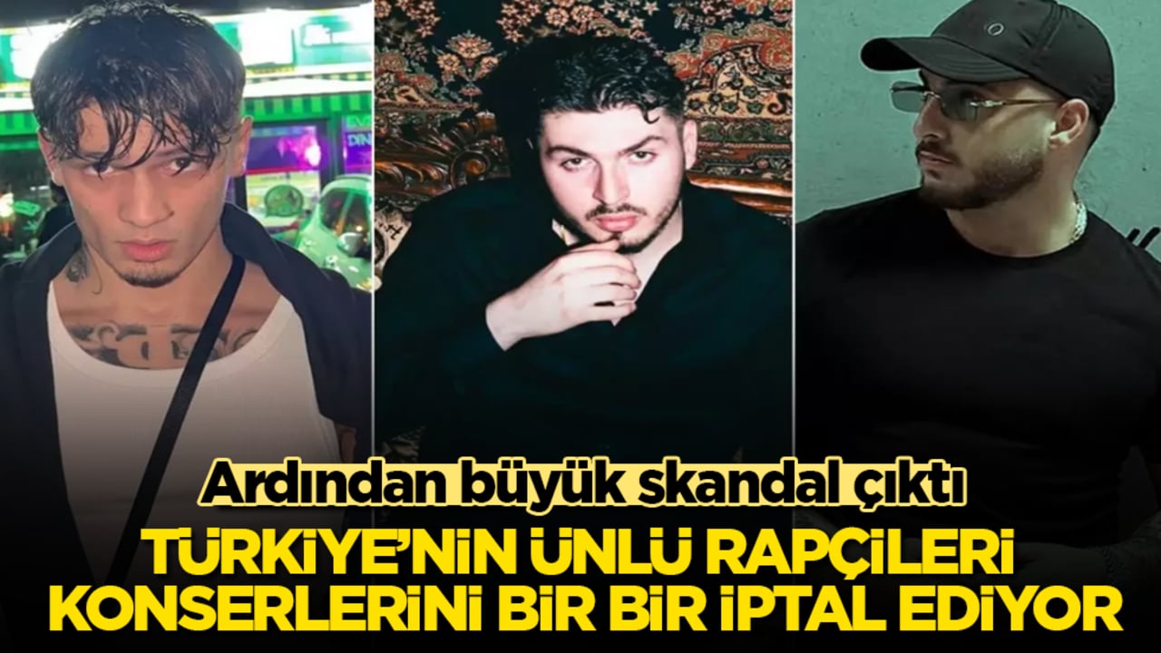Türkiye’nin ünlü rapçileri konserlerini bir bir iptal ediyor! Ardından büyük skandal çıktı