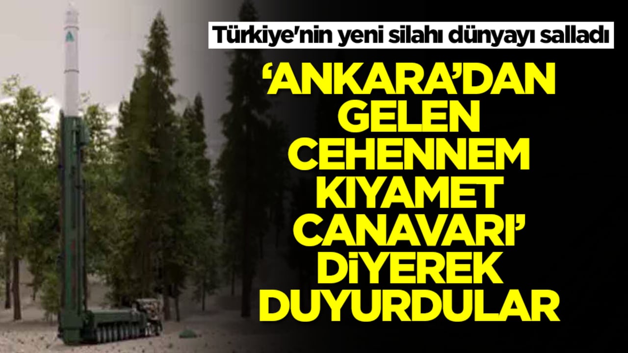 Türkiye'nin yeni silahı dünyayı salladı: 'Kıyamet canavarı, istihbaratlar uykusuz kalacak' diyerek duyurdular