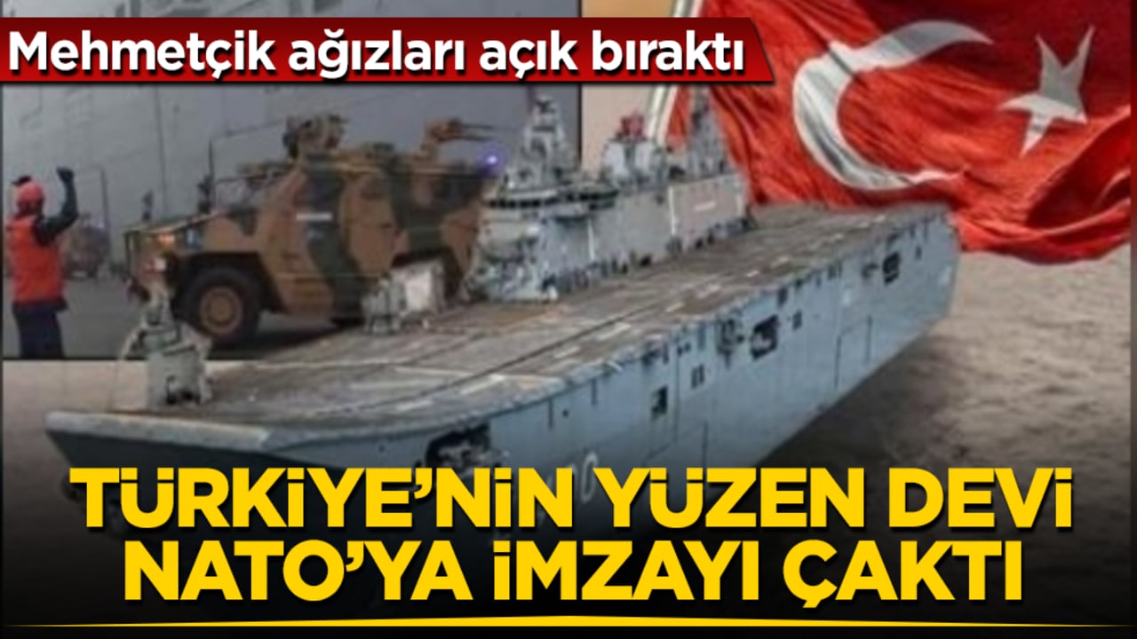 Türkiye’nin yüzen devi TCG ANADOLU, NATO’ya imzayı çaktı! Mehmetçik ağızları açık bıraktı