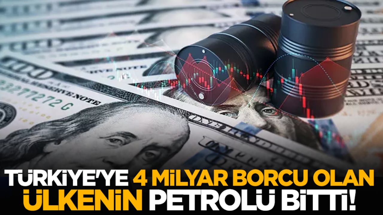 Türkiye'ye 4 milyar borcu olan ülkenin petrolü bitti!