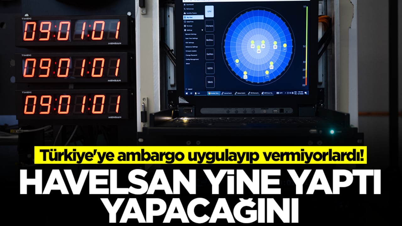 Türkiye'ye ambargo uygulayıp vermiyorlardı! HAVELSAN yine yaptı yapacağını