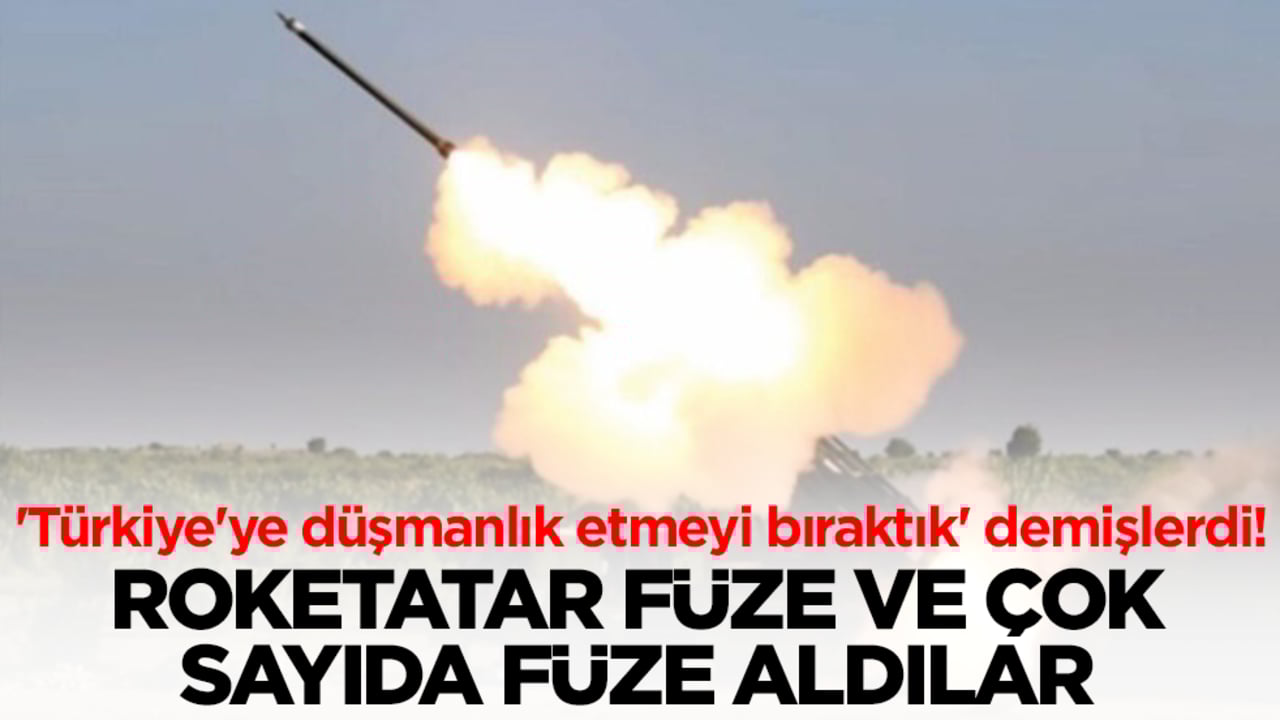 'Türkiye'ye düşmanlık etmeyi bıraktık' demişlerdi! Roketatar, füze ve çok sayıda obüs aldılar