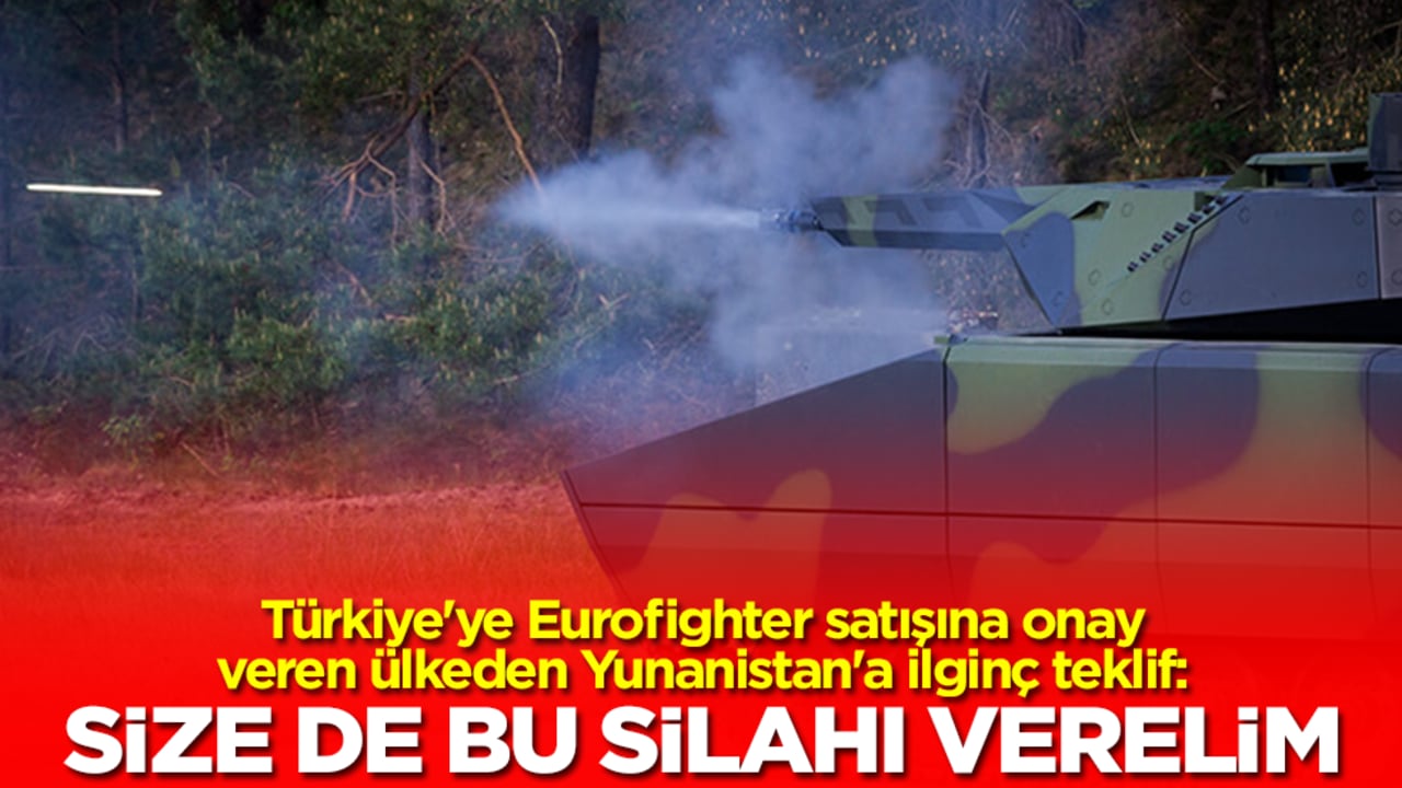 Türkiye'ye Eurofighter satışına onay veren ülkeden Yunanistan'a ilginç teklif: Size de bu silahı verelim